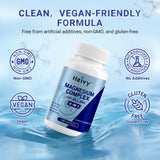 Heivy Magnesium Complex capsules in hand