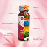 Heivy Marine Collagen Liquid Supplement back view with ingredients list
