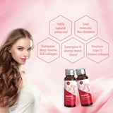 Heivy Marine Collagen Liquid Supplement with a glass of water