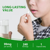 Heivy Potassium Citrate Capsules open bottle with capsules visible