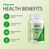 Heivy Potassium Citrate Capsules side view with dosage information