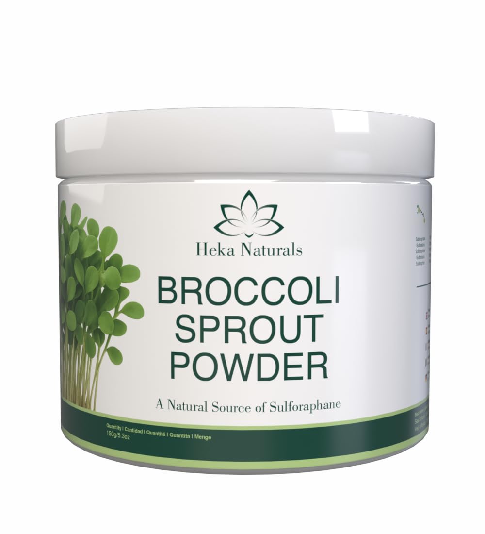 Heka Naturals Organic Broccoli Sprout Powder 200g front view