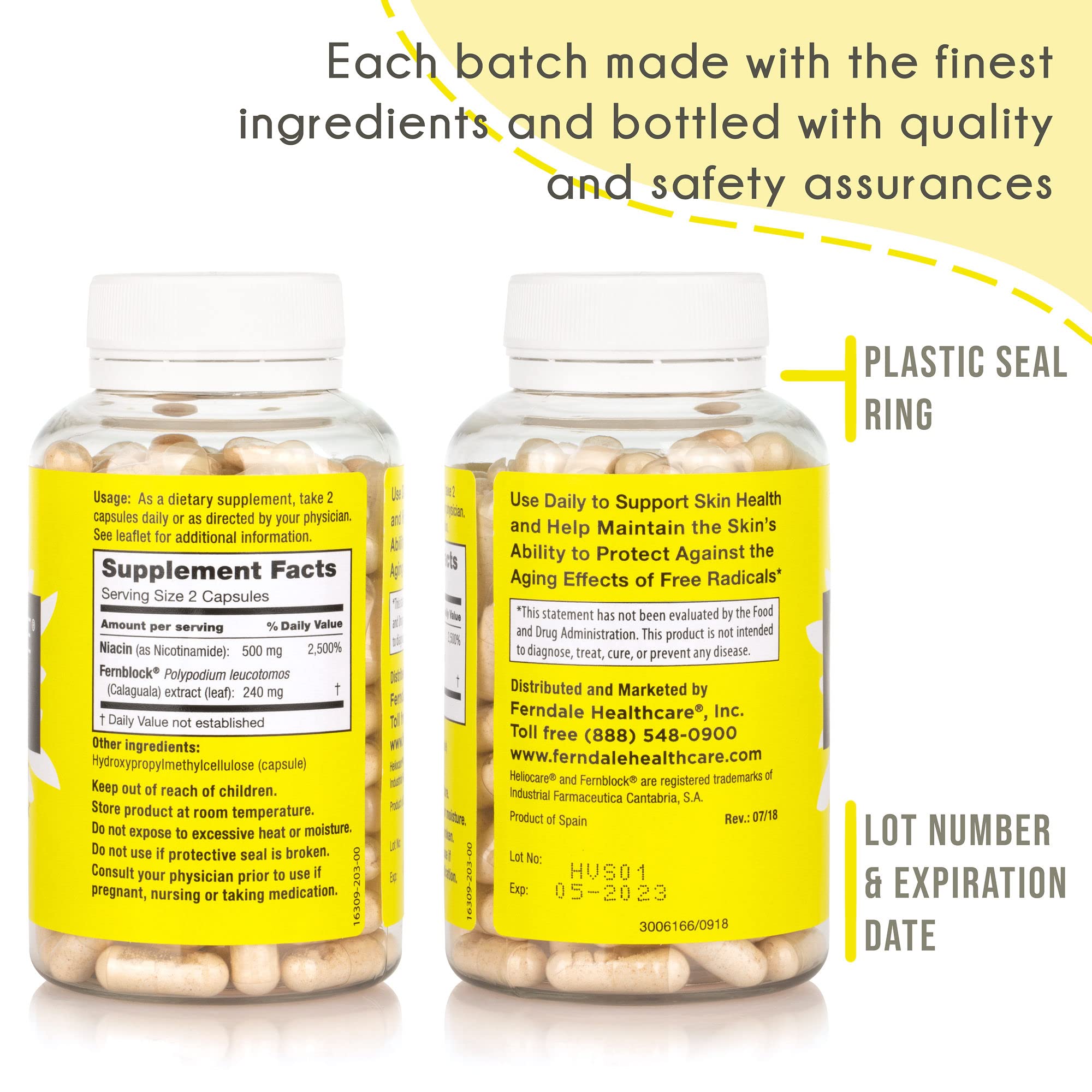 Heliocare Advanced Vitamin B3 Niacin capsules packaging