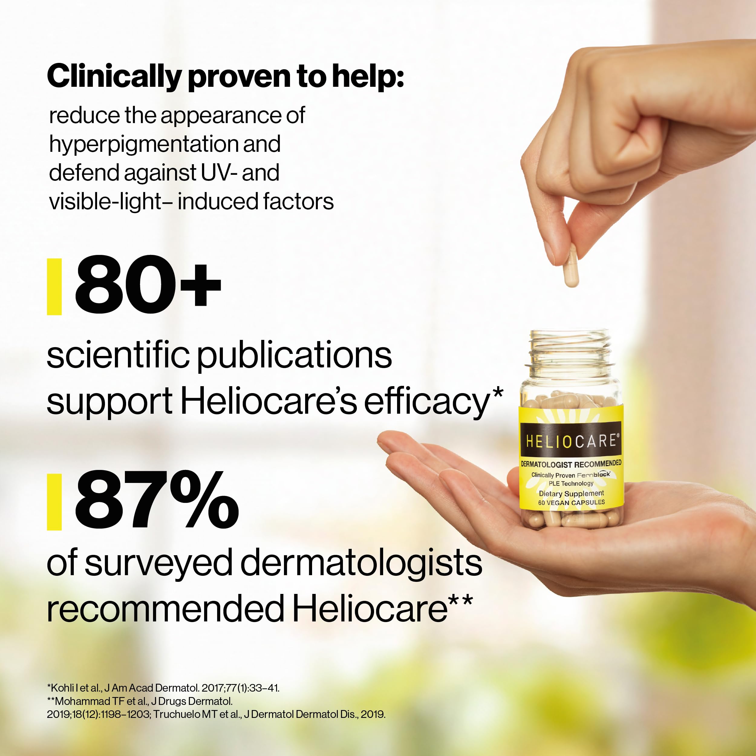 Heliocare Daily Supplement capsule close-up