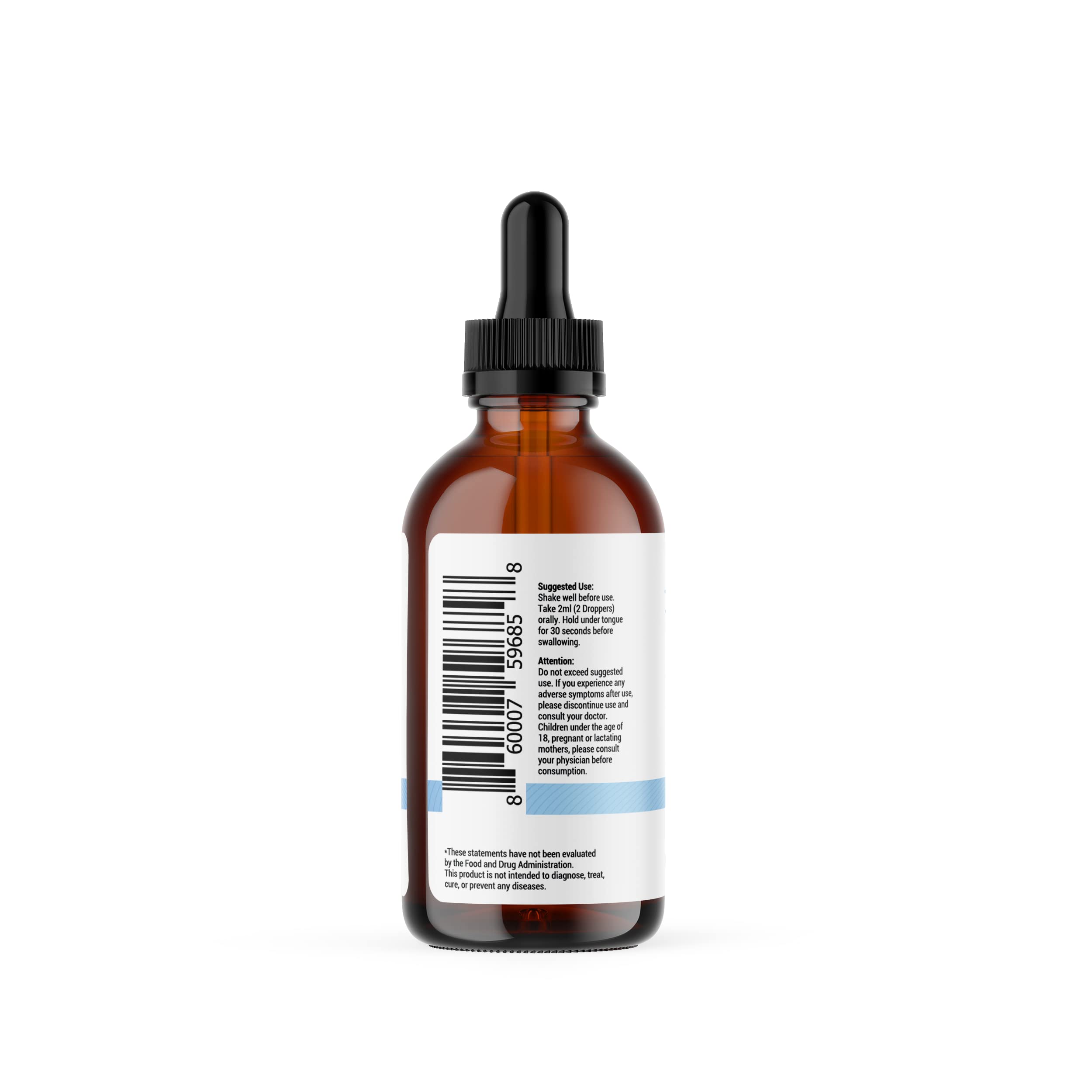HELLO HEALTH 8-in-1 Mushroom Blend Liquid Drops on a kitchen counter