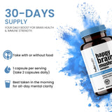 HELLO HEALTH Organic Mushroom Supplement 1500mg capsule close-up