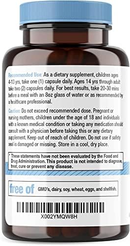 HELLO HEALTH Organic Mushroom Supplement 1500mg on a wooden table