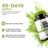 HELLO HEALTH Organic Sea Moss Capsules packaging