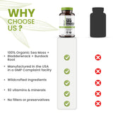 HELLO HEALTH Organic Sea Moss Capsules with ingredients list