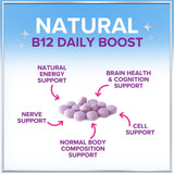 Hello Lovely! B12 Vitamin Chewables on a wooden table