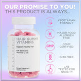Hello Lovely! Biotin Gummies packaging side view