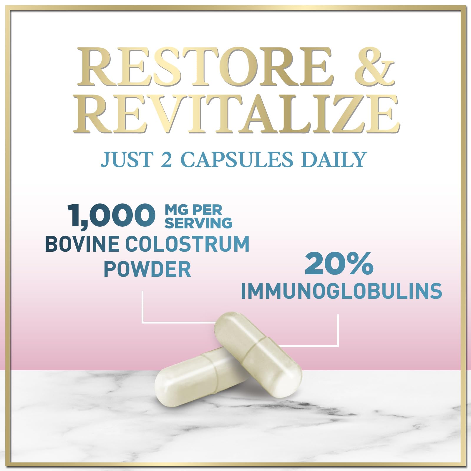 Hello Lovely! Colostrum Capsules 1000mg packaging