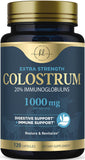 Hello Lovely! Colostrum Supplement 1000mg Bovine Powder Capsules front view
