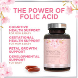 Hello Lovely! Complete Prenatal Vitamins with essential vitamins highlighted