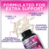 Hello Lovely! Multi Collagen Peptides Capsules packaging details