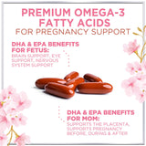 Hello Lovely! Prenatal Vitamins with soft gel capsules displayed