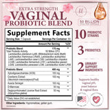 Hello Lovely! Probiotic Capsules 50 Billion CFU back view