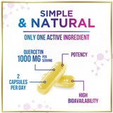 Hello Lovely! Quercetin Dihydrate Supplement 1000mg packaging