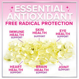 Hello Lovely! Vitamin E Softgels 180mg bottle with label