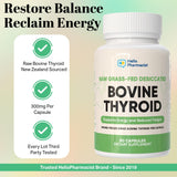 HelloPharmacist Raw Desiccated Thyroid Supplement 300mg ingredients list