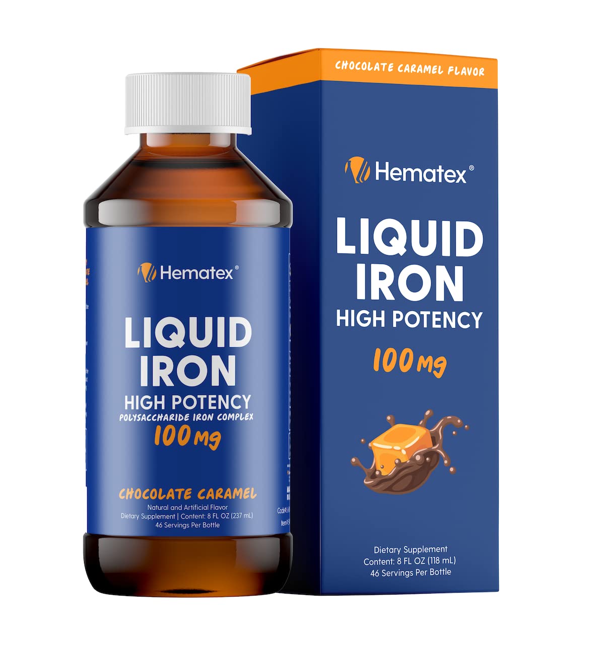 Hematex Liquid Iron Polysaccharide 100mg front view