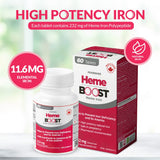 HEME support Iron Supplement 232mg Heme Iron Polypeptide capsule close-up