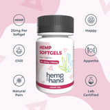 Hemp & Hand Omega 3-6-9 Softgels close-up of softgel