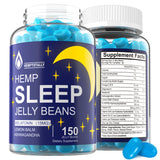 HempTotally Melatonin Sleep Supplement 150 jelly beans front view