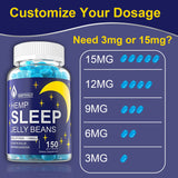 HempTotally Melatonin Sleep Supplement jelly beans in a bowl