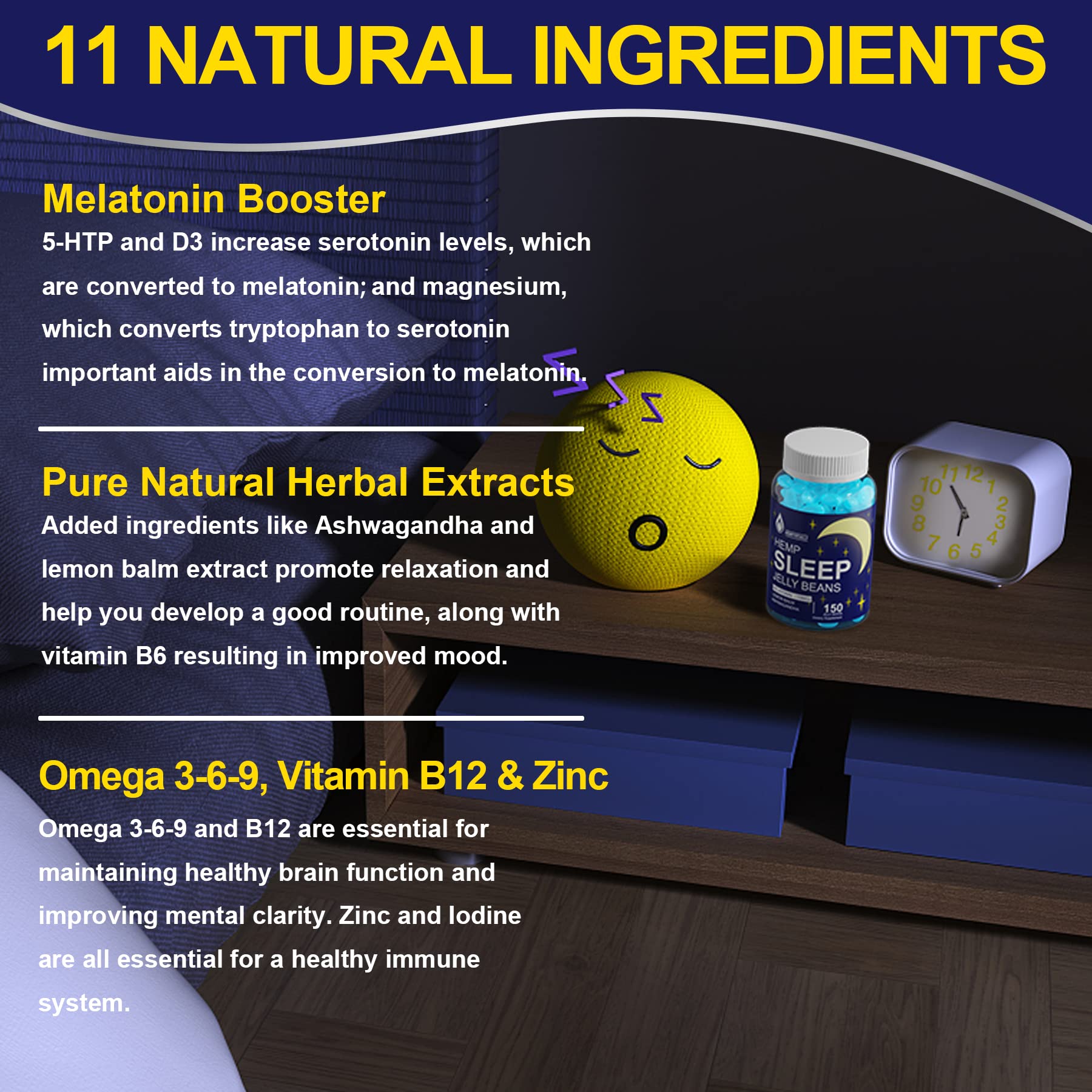 HempTotally Melatonin Sleep Supplement packaging