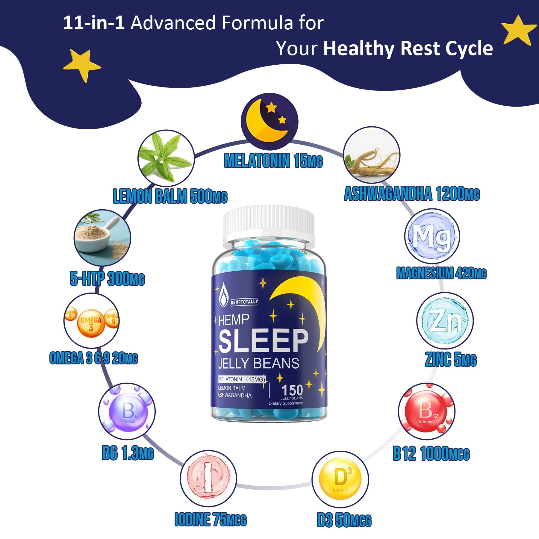 HempTotally Melatonin supplement ingredients list