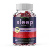 HEMPWAY Melatonin 20mg Gummies front view with packaging