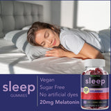HEMPWAY Melatonin 20mg Gummies showing gummy texture