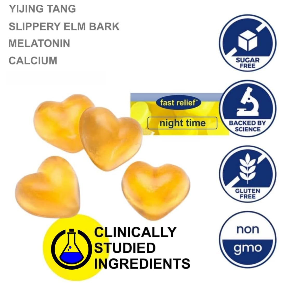 HEMPWAY Reflux Raft Nighttime Antacid Sleep Gummies ingredients list