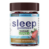 HEMPWAY Sleep Aid Gummies front view with Cocoa Strawberry flavour