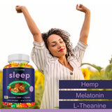 HEMPWAY Sleep Gummy displayed on a table