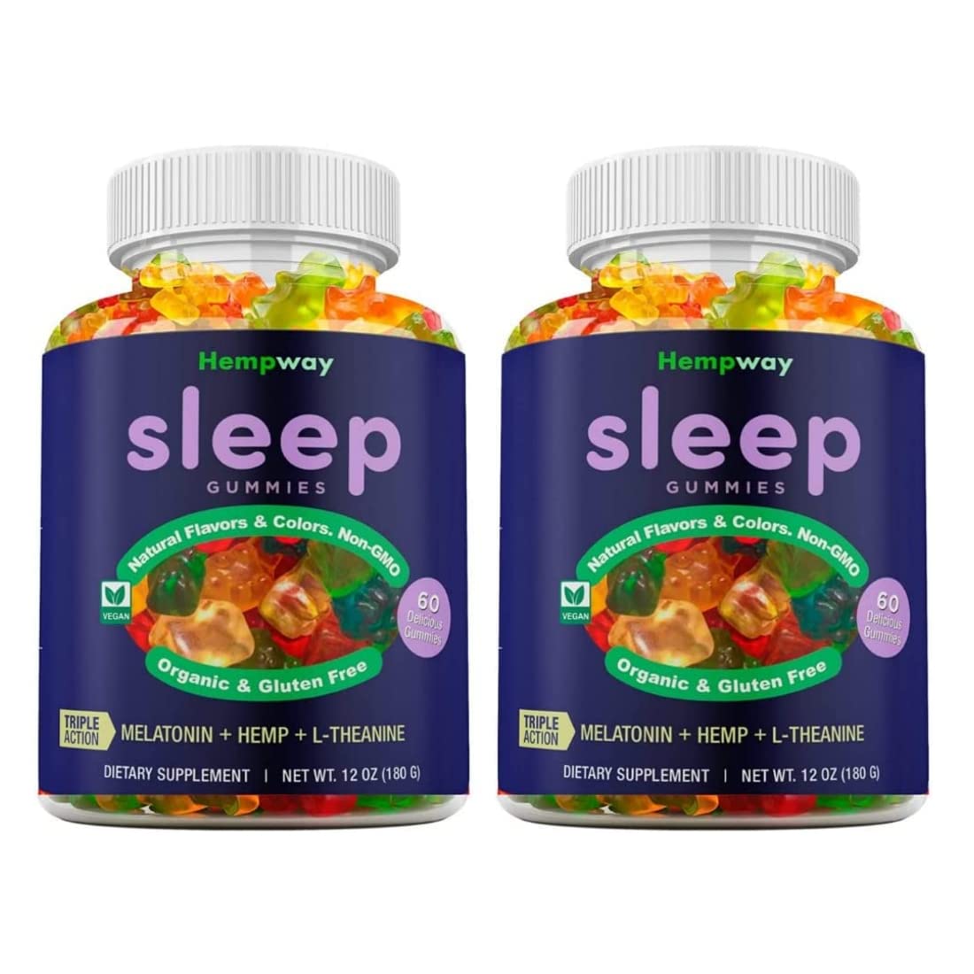 HEMPWAY Sleep Gummy front view of packaging
