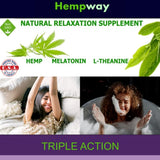 HEMPWAY Sleep Gummy side view showing gummy texture