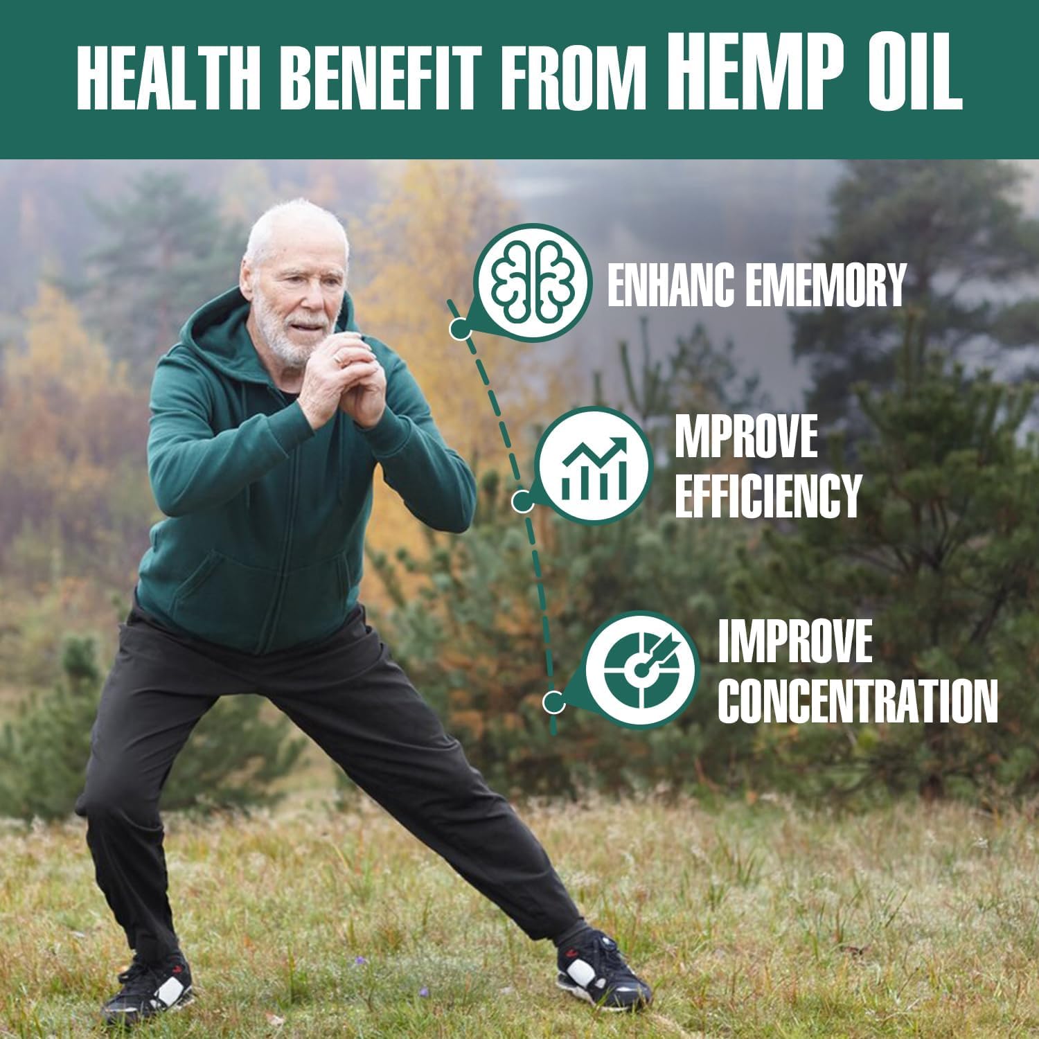 Hemyum Organic Hemp Oil 259g displayed on a wooden table