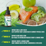 Hemyum Organic Hemp Oil 259g with a measuring spoon