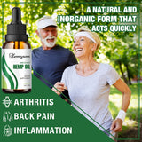 Hemyum Organic Hemp Oil 420g bottle with dropper