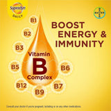 HENU Multivitamins 165g with a glass of water