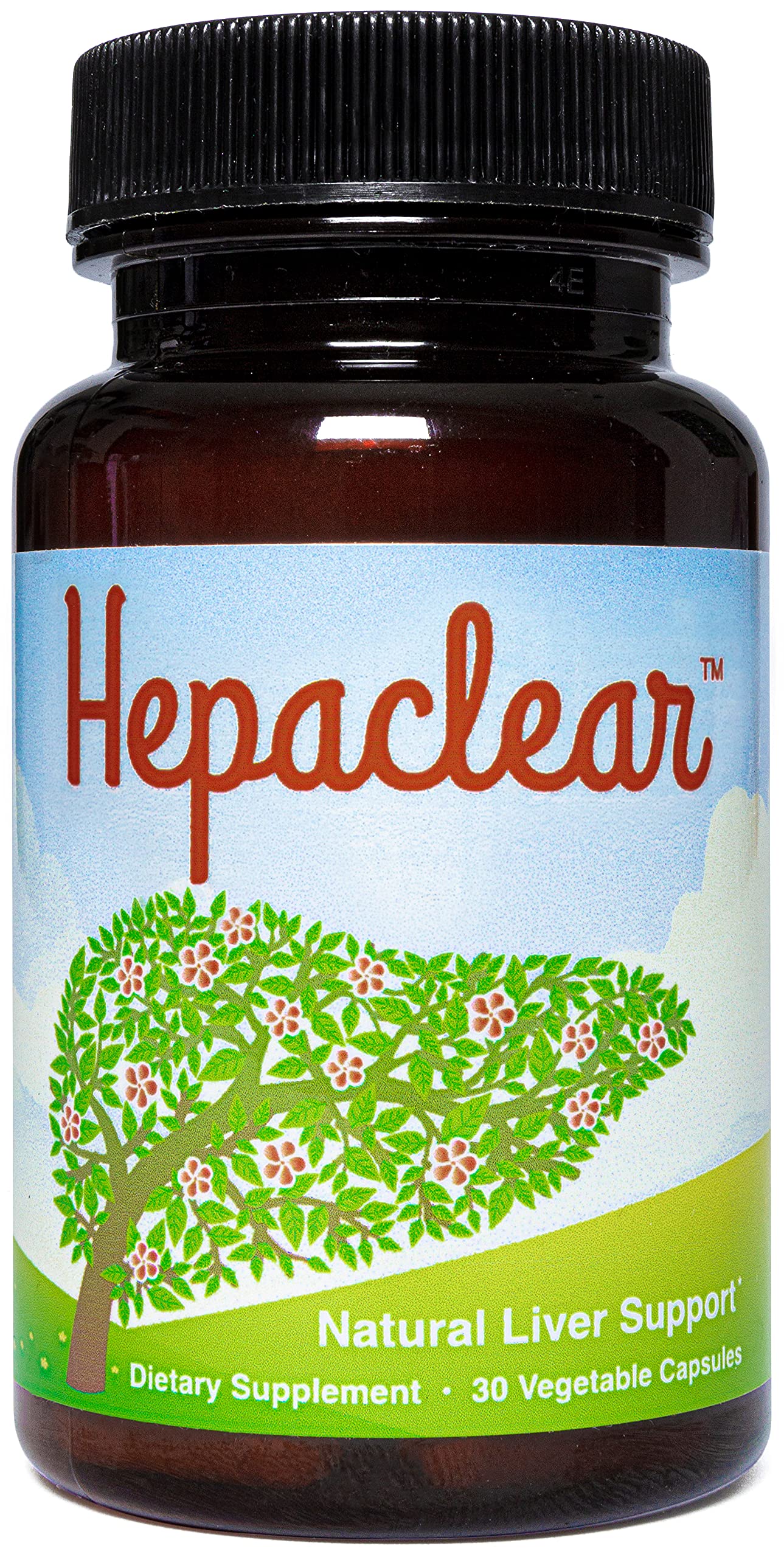 Hepaclear Milk Thistle Liver Support Supplement front view