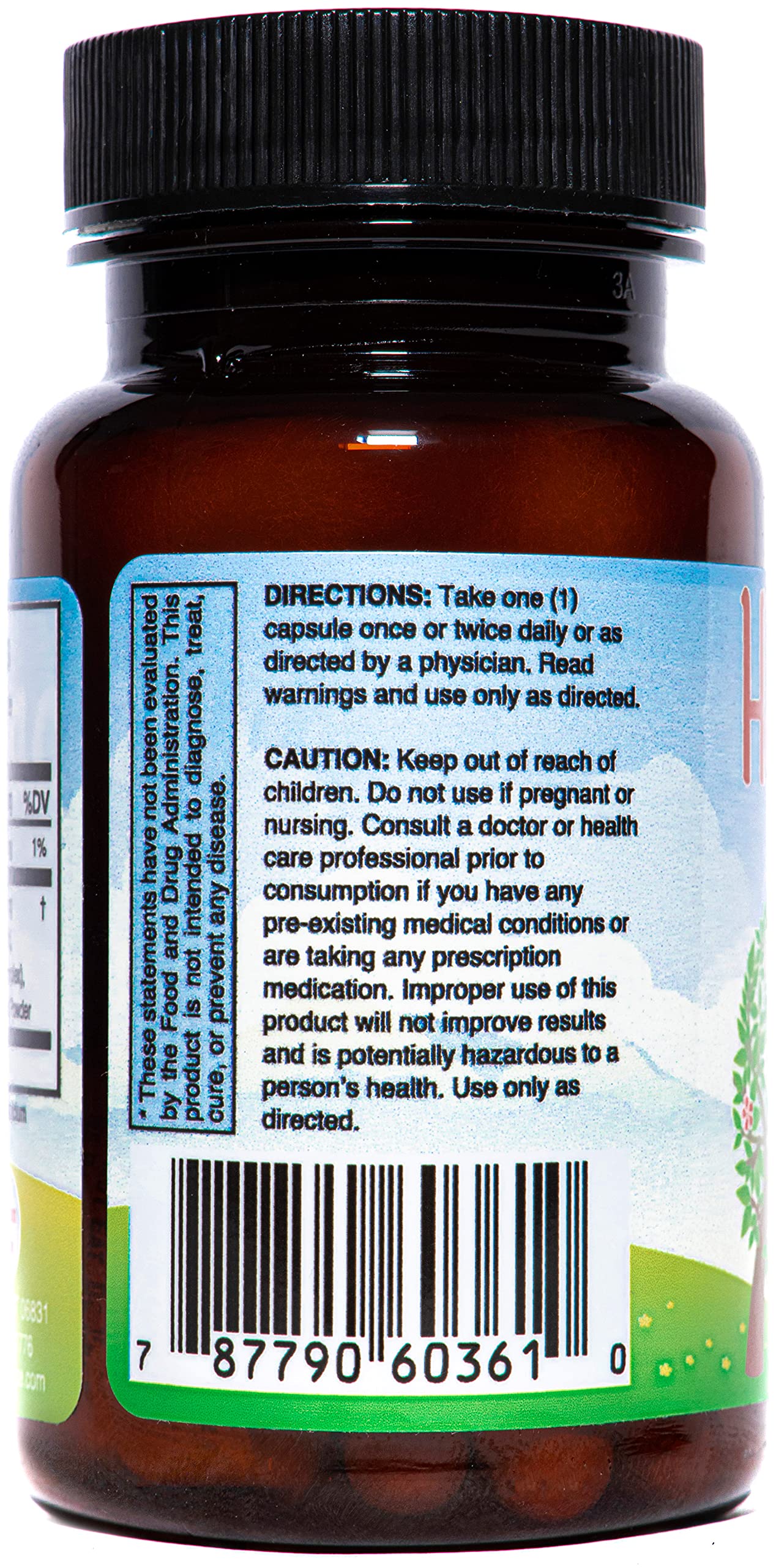 Hepaclear Milk Thistle Liver Support Supplement ingredients close-up
