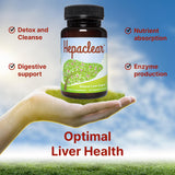 Hepaclear Milk Thistle Liver Support Supplement side view