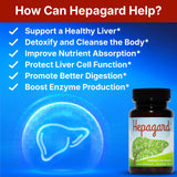 Hepagard Milk Thistle Liver Support Supplement capsules close-up