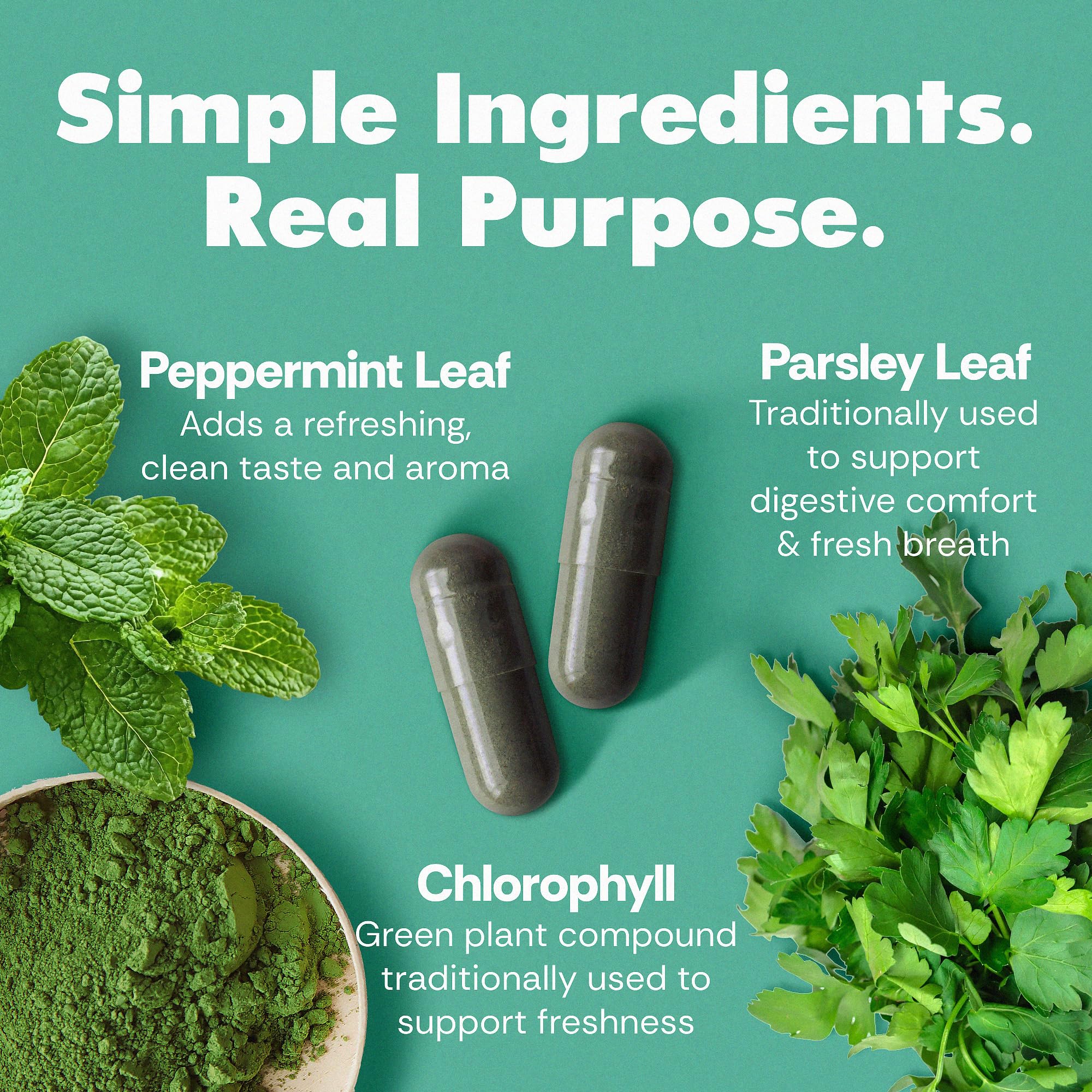 Her Fantasy Box Body Magic Chlorophyll Capsules bottle with label
