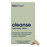 her own Cleanse Gentle Supplement 60 Capsules front view
