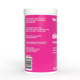 her own Sleepy Girl Magnesium Drink Mix powder in a glass
