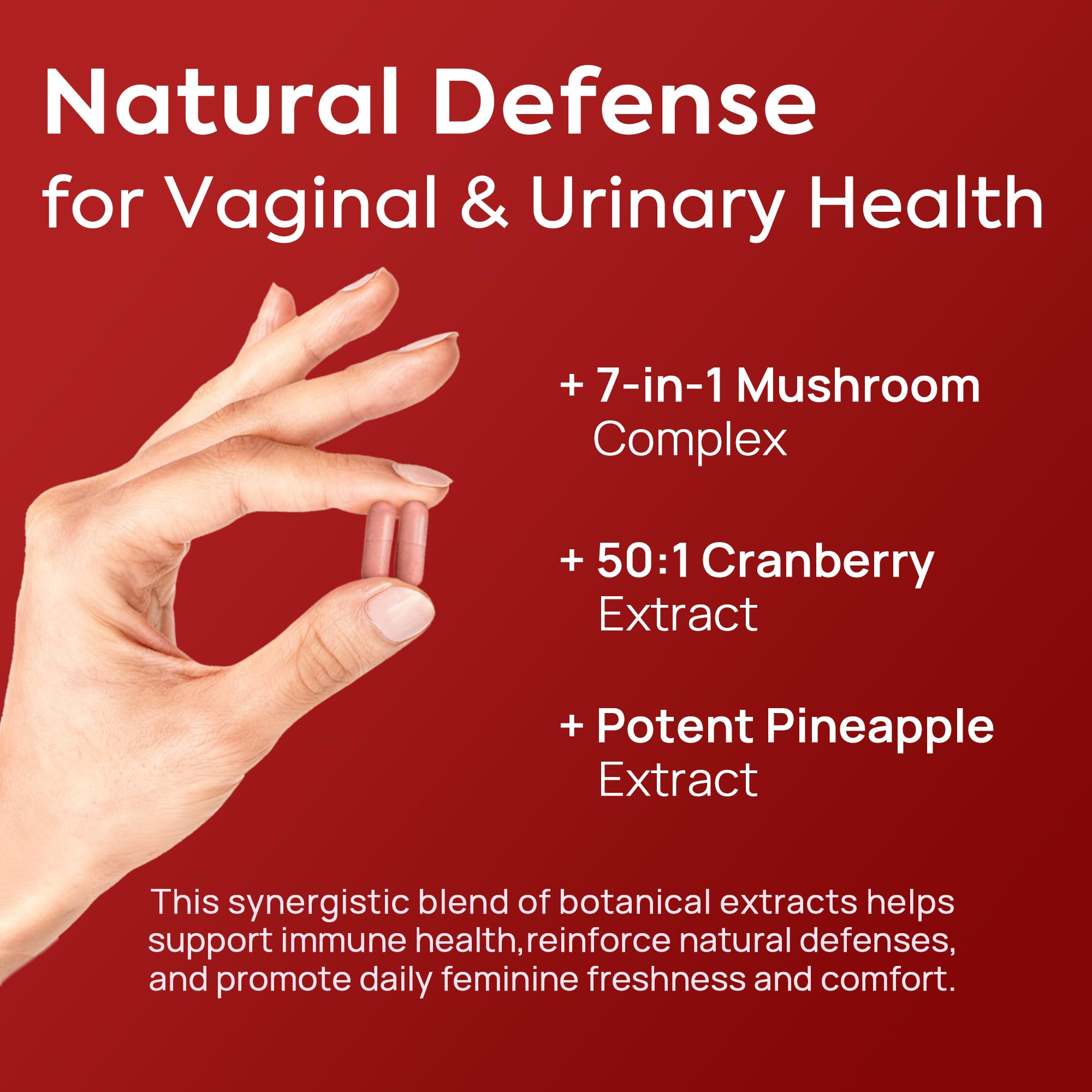 HerAuré Vaginal Probiotics for Women 59g capsule close-up